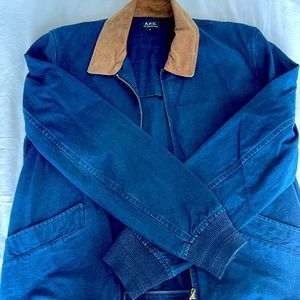 APC denim bomber jacket size M like new